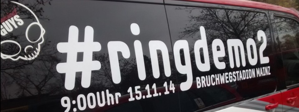 #ringdemo2: Demo für den Nürburgring in Mainz