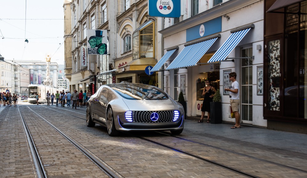 Komfort und autonome Fahrweise: der Mercedes F 015. (Foto: Mercedes-Benz, #2)