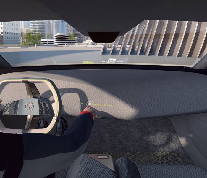 Das erweiterte Head-up-Display von BMW wird ab 2025 in der NEUEN KLASSE implementiert. (Foto: BMW Group)
