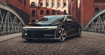 Lucid Air Tour Europe 2023: Elektroautohersteller Lucid präsentiert die Lucid Air in der (Foto: Lucid 20230623)