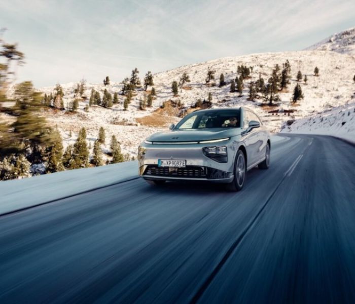 XPENG G9 im Winter (Foto: XPeng Motors (Germany) GmbH)